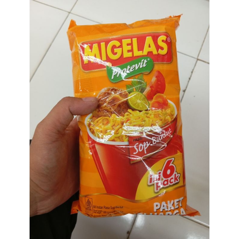 

Migelas Paket Keluarga Rasa Buntut 30Gr isi 6Pcs