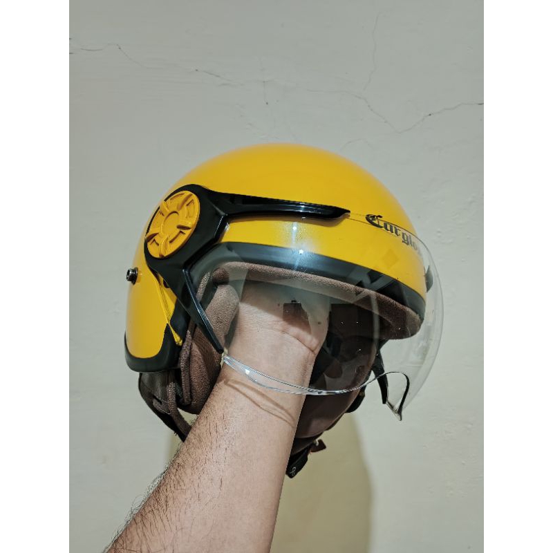 Cargloss Hijab Second ORIGINAL 100% Kuning Glossy