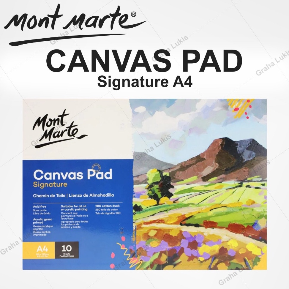 

KODE X45L Mont Marte Canvas Pad Acid Free A4