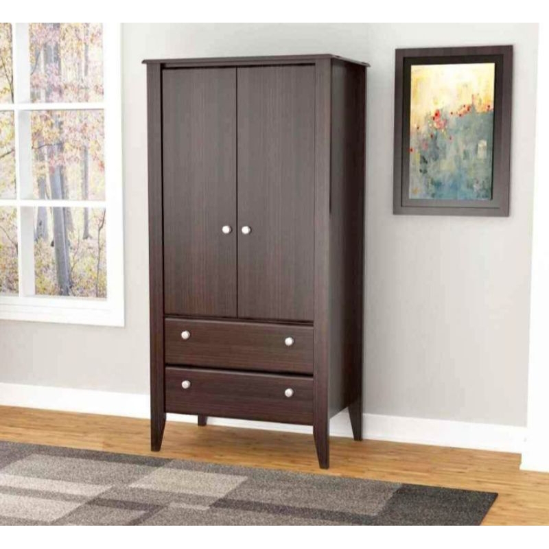 lemari pakaian minimalis pintu dua lemari baju minimalis jati