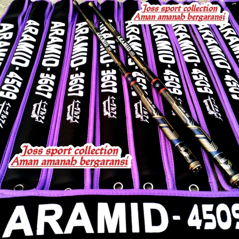 Joran tegek iguruai ARAMID 360 450 540 bahan carbon kaku ringan kuat