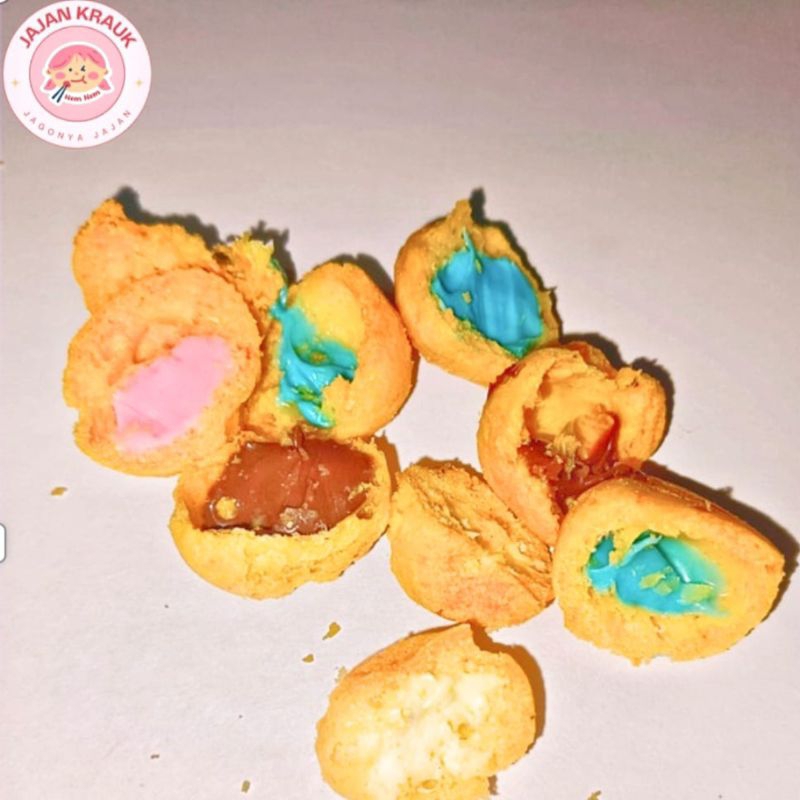 

Kue Sus Warna-warni Kue susu pelangi mix (Telah dibungkus