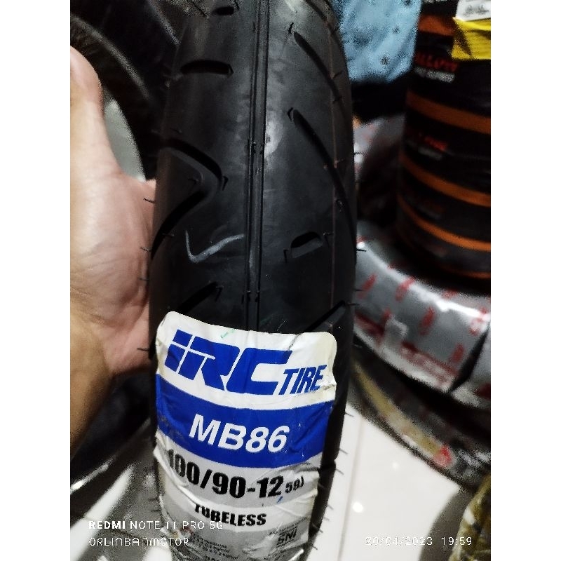 BAN BAN DEPAN IRC NEW SCOOPY/BAN IRC 100/90-12 NEW GENIO/BAN DEPAN ORI NEW SCOOPY/BAN DEPAN IRC FRIG