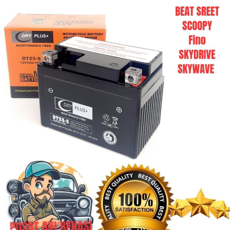 Aki kering Honda beat karbu beat street Vario 110 Xeon rc