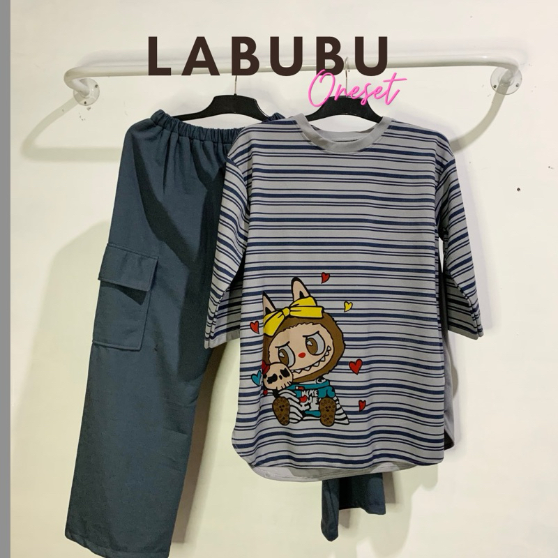 Labubu one set wanita/ one set wanita/ one set Daily