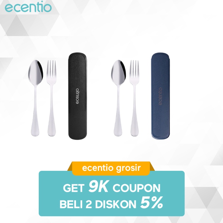 Grosir Bermutu ecentio alat makan 234pcs Travel Cultery Sendok Garpu Sumpit Jerami Wheat Straw Sendo