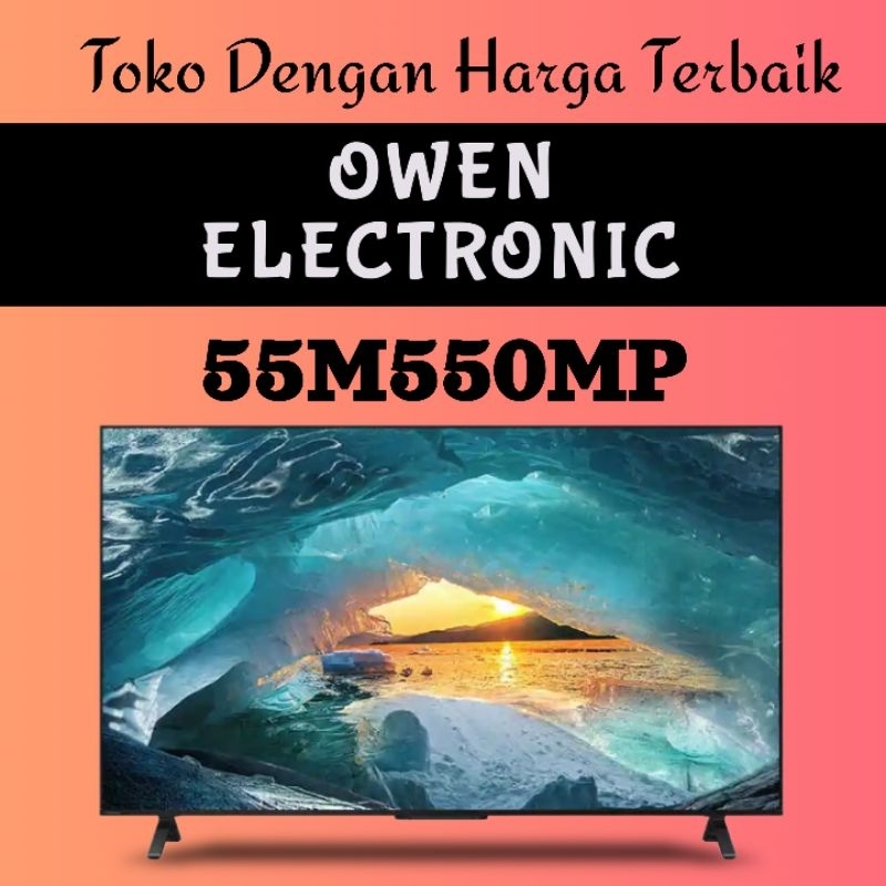 TOSHIBA 55 inch 4K UHD QUANTUM DOT GOOGLE SMART TV 55M550MP