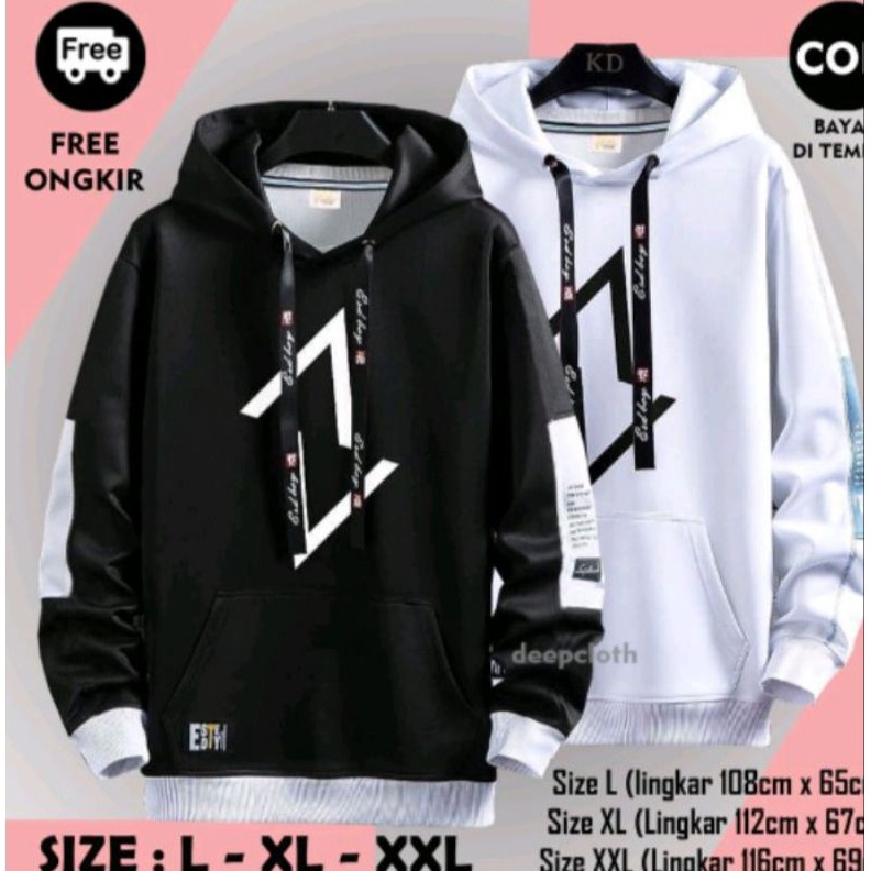 Sweater Pria WY Hoodie Remaja Dewasa Sweater Cowo Hoodie flecce Murah