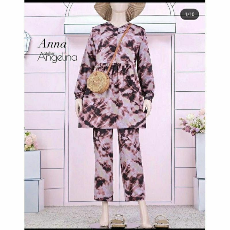 New atelier angelina piyama panjang sz XL, order BaCA deskripsi