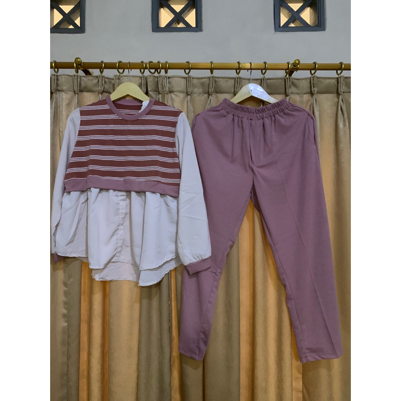 DASTER RAYON BAHAN ADEM, MUKENA, ONE SET BETTINA