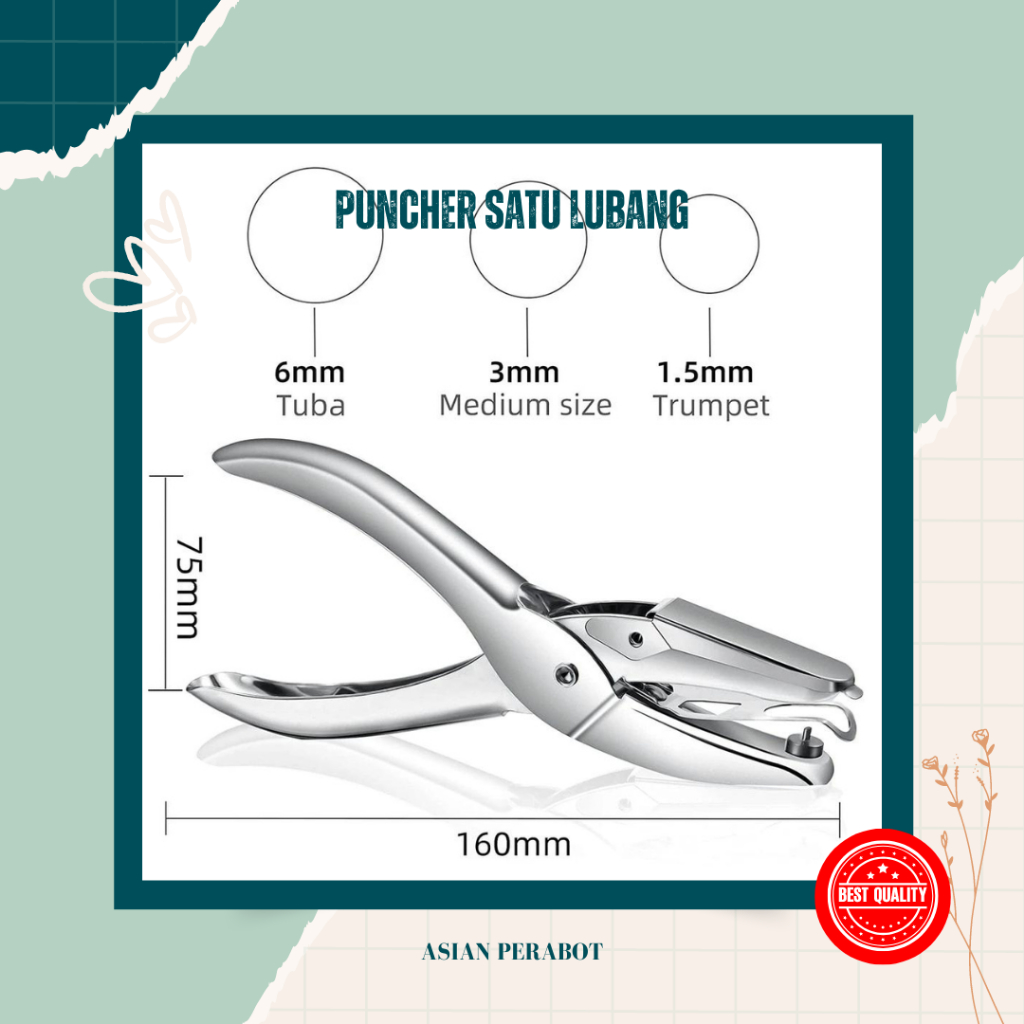 

ORIGINAL PEMBOLONG CIKI JAJANAN DLL ALAT VIRAL TIKTOK pelubang kertas, MAKANAN /ASIANPERABOT pembolong kertas 1 hole bisa 8 lembar Pembolong 6 mm /PUNCHER SATU LUBANG ETONA Punch One Hole/ Alat Pembolong Kertas 8 lembar 6mm