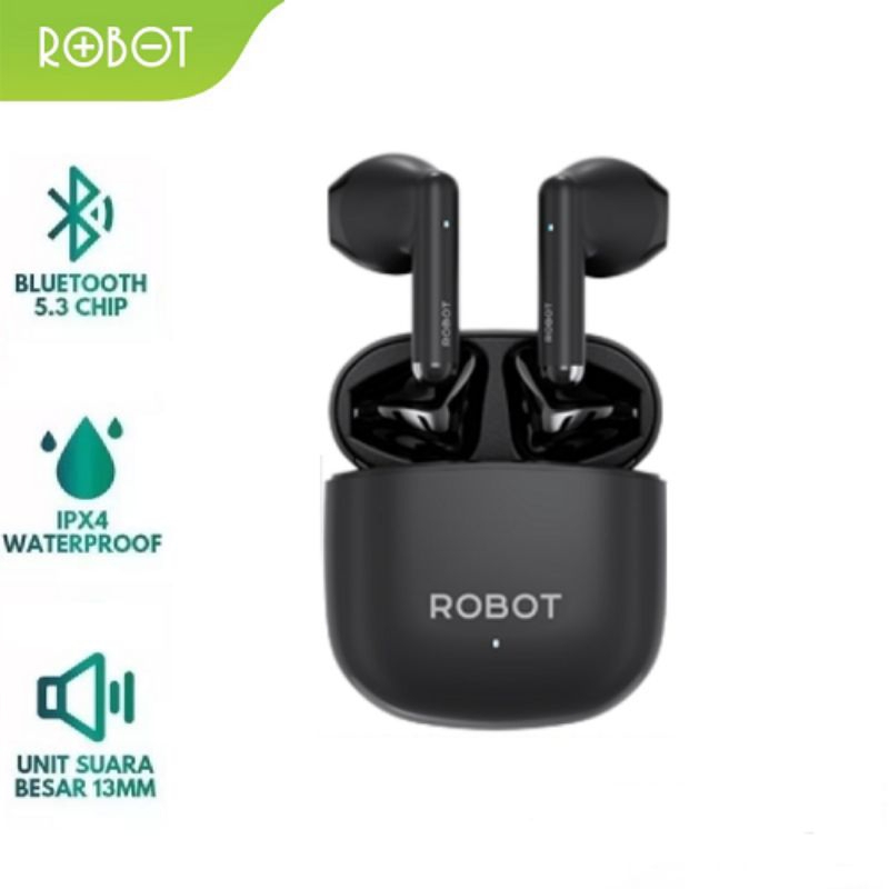 HEADSET BLUETOOTH ROBOT Airbuds T60 100% BARU DAN ORIGINAL