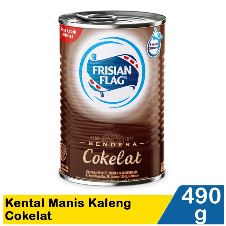 

Frisian Flag Kental Manis Cokelat 490 Gram