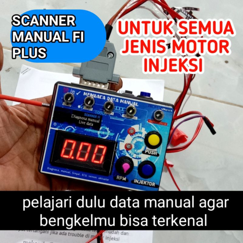 100 in 1 Scanner manual fi  multi fungsi untuk semua jenis motor injeksi