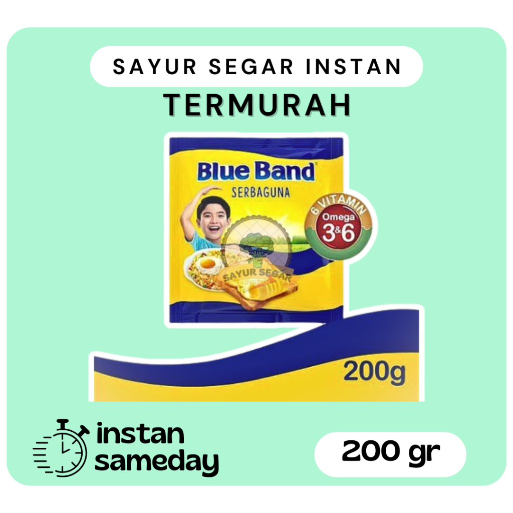 

Blue Band Mentega/Margarin Serbaguna 200gr - Sayur Segar Instan