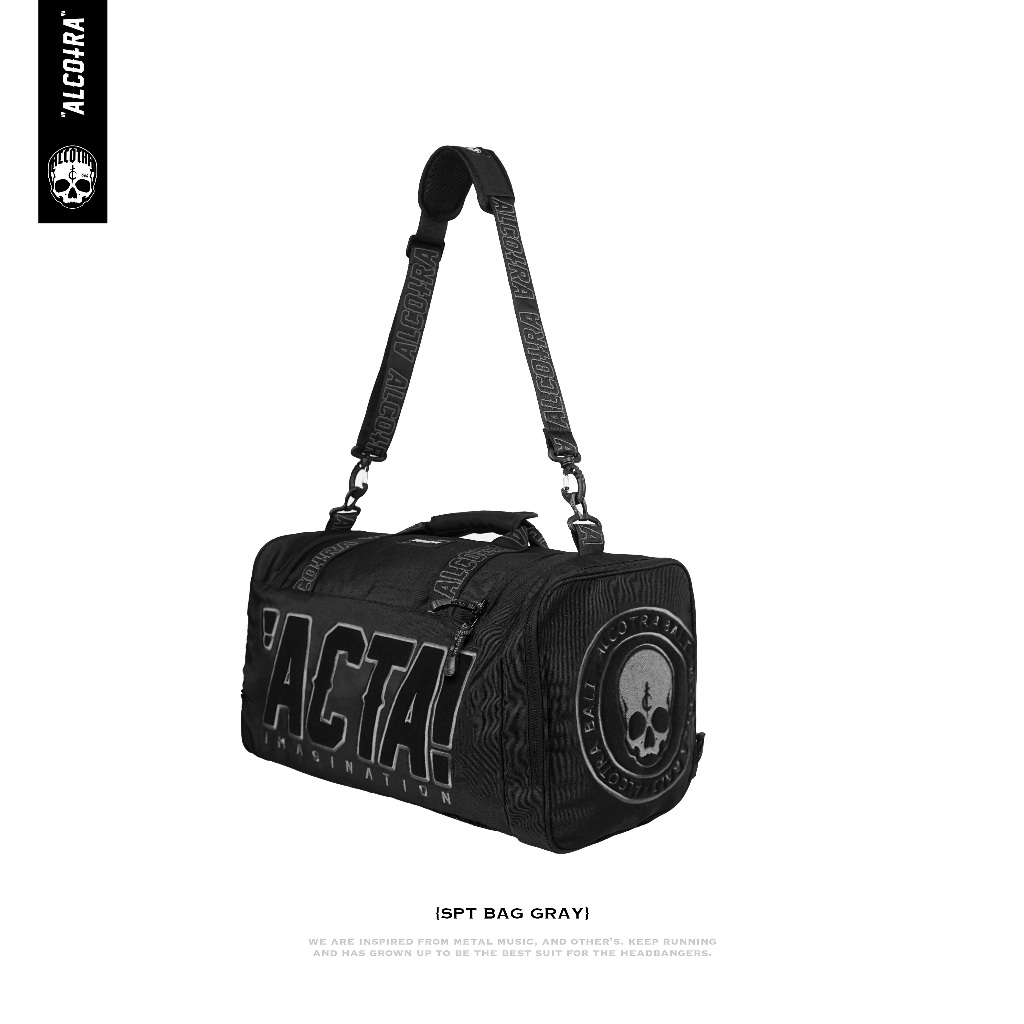 SPT BAG GRAY // SPORT BAG GRAY BORDIR // SPORT BAG ALCOTRA