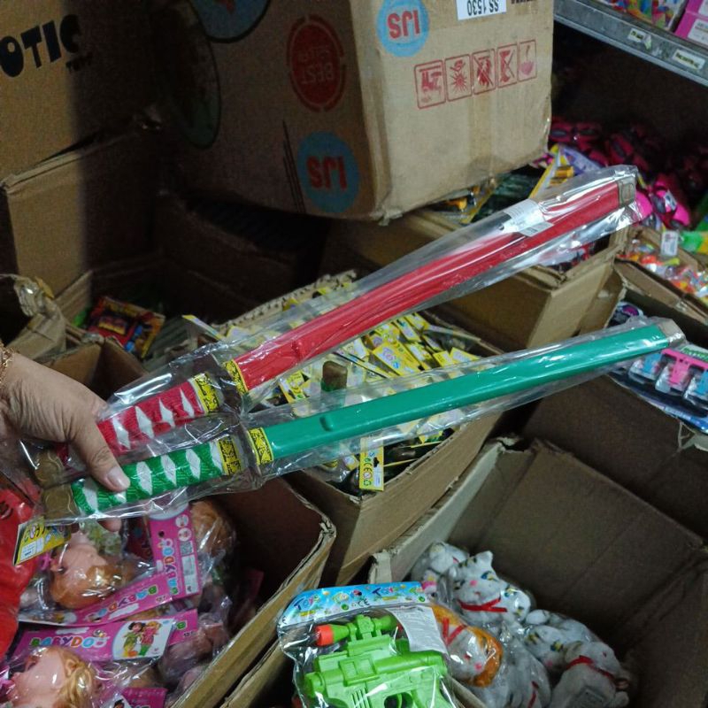 mainan anak  pedang warna warni