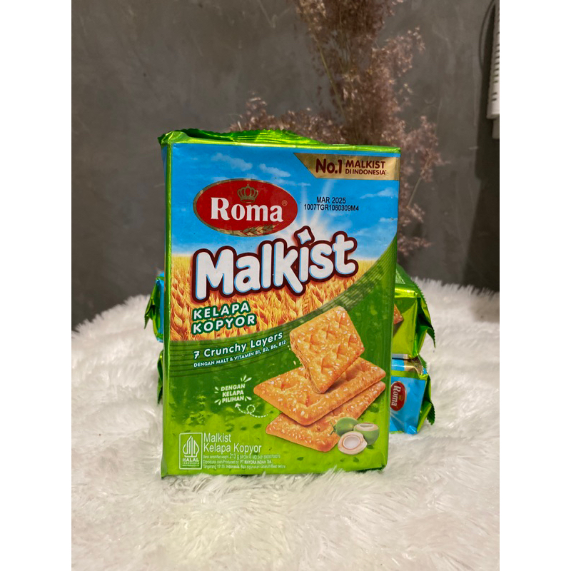 

Promo Murah Malkist Roma Kelapa Kopyor 213g