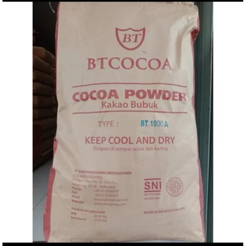 

COKLAT BUBUK BT COCOA POWDER 25 KG