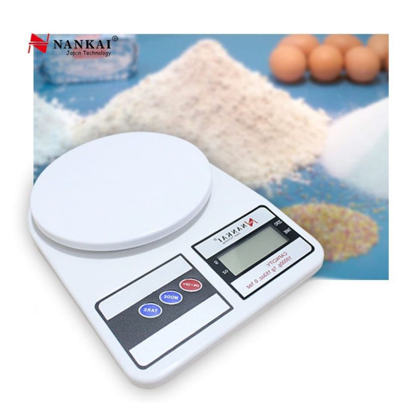 Nankai Timbangan Dapur Digital 10 kg Putih