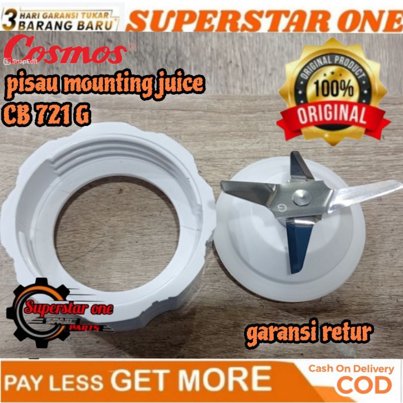 Pisau mounting/pisau monting blender cosmos cb 721 g/CB721G/CB721 G/CB 721G/CB 721/CB721 ORIGINAL