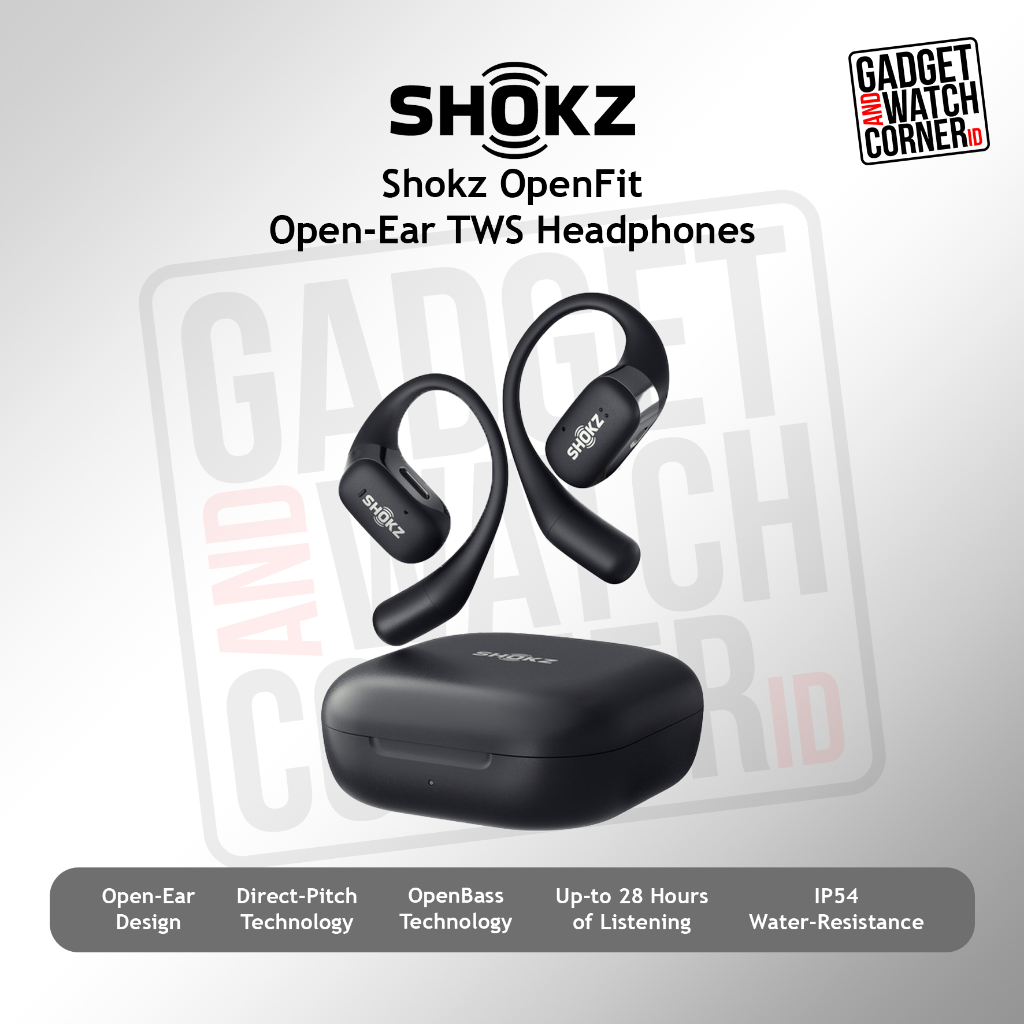 Shokz OpenFit Open-Ear TWS True Wireless Bluetooth Earphone