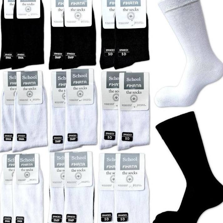 kaos kaki sekolah hitam putih kaos kaki hitam kaos kaki putih