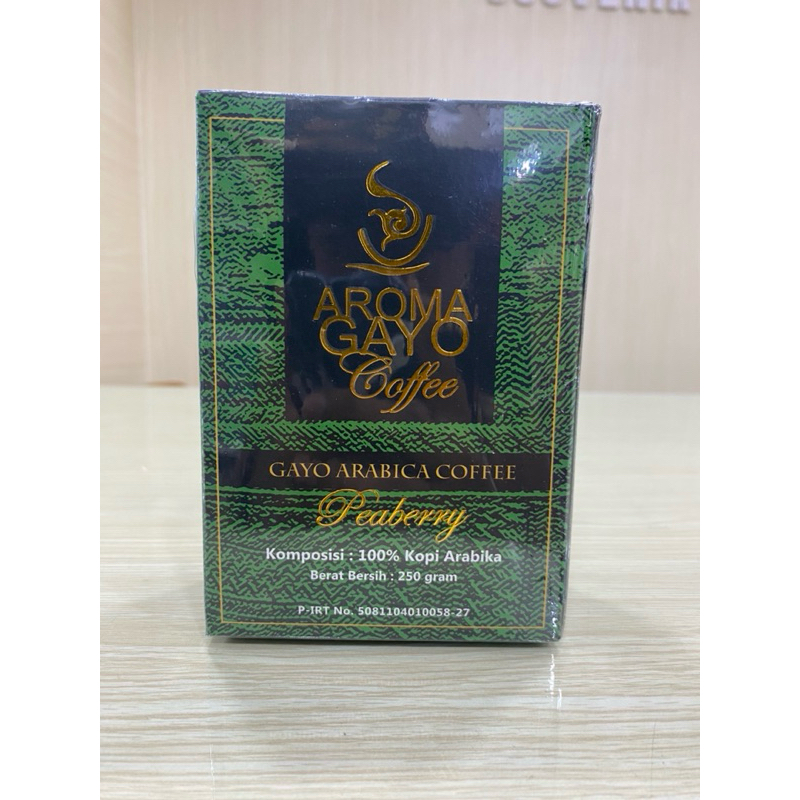 

AROMA GAYO COFFEE PEABERRY 250gr - Kopi Aceh Gayo
