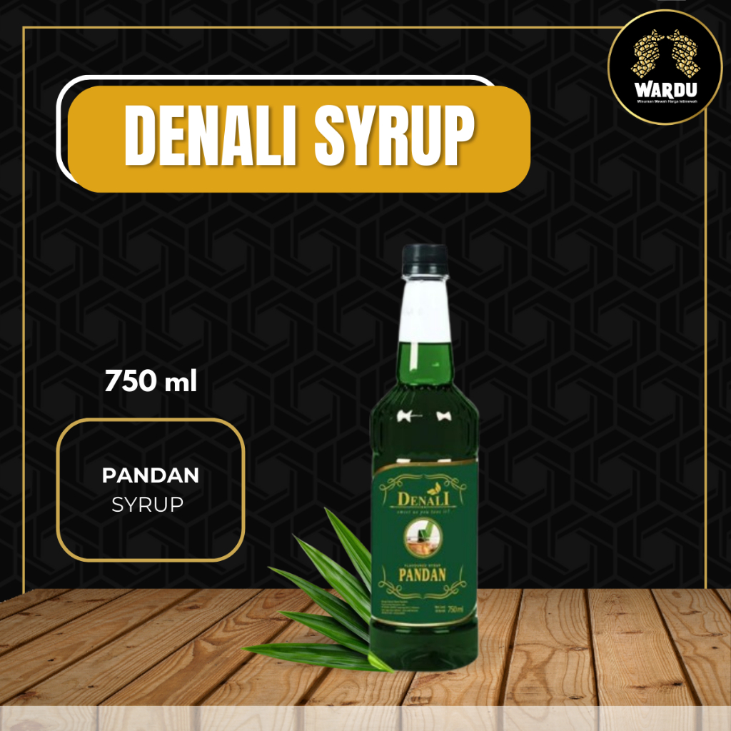 

Denali Syrup Pandan(New) 750 ML -Denali Syrup