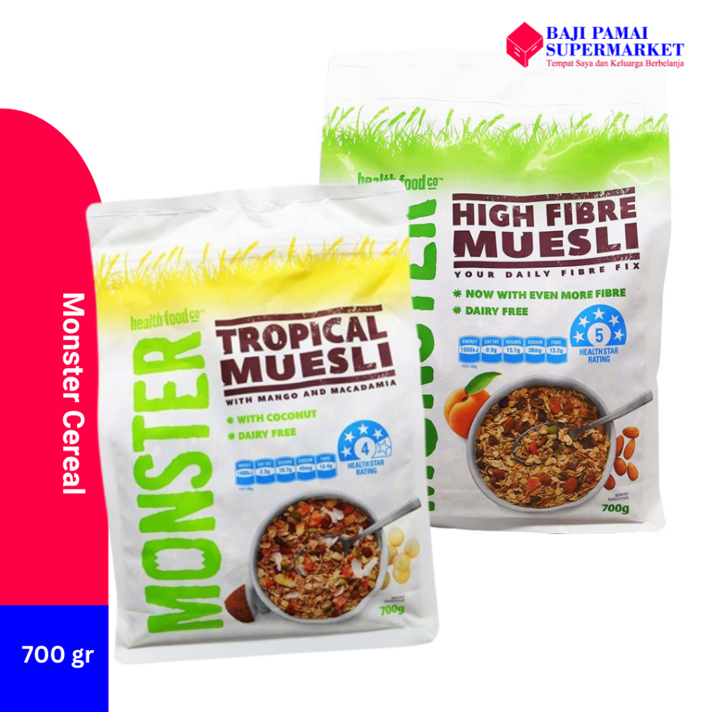 

Monster Cereal 700gr All Variant / Sereal Monster Muesli