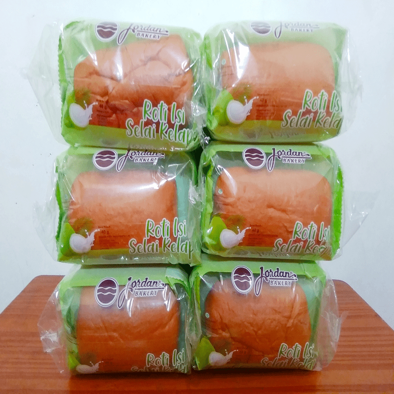 

Roti Isi Selai Kelapa Jordan 1 Pak Isi 5 Bks Exp 23-02-25