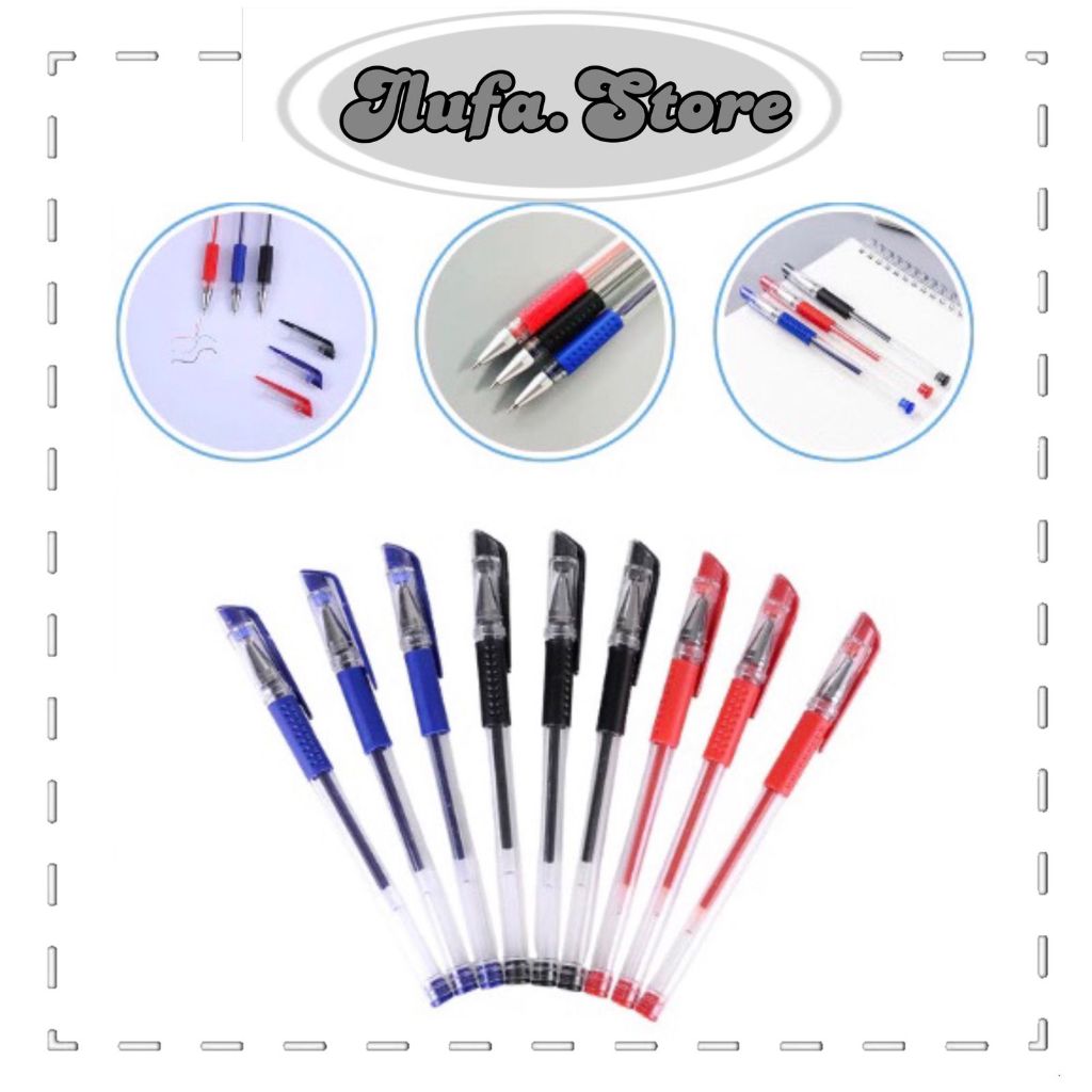 

ILU14 Alat tulis Pena cair 0.5 mm pulpen