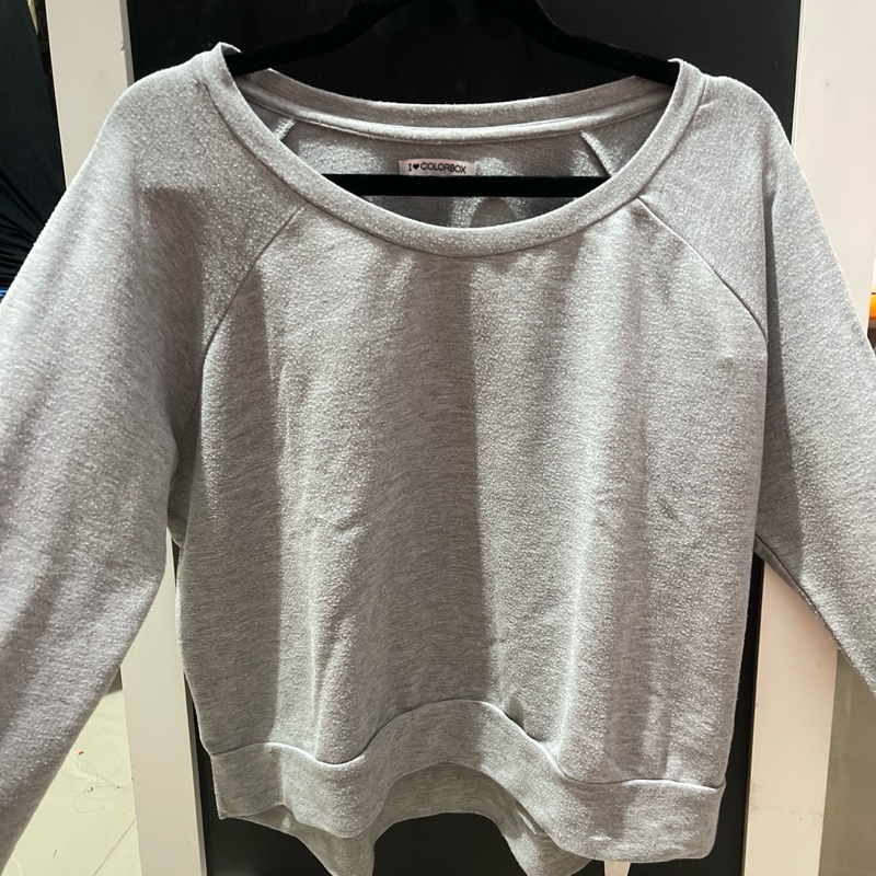 Preloved Crop Sweater Colorbox