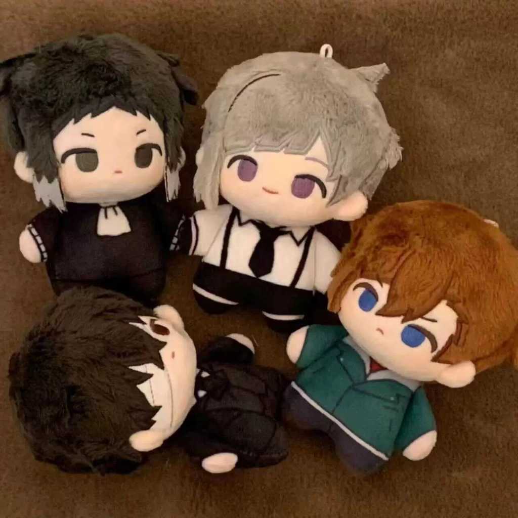 Boneka 10 cm Karakter Osamu Dazai Atsushi Nakajima Anime Bungou Stray Dog