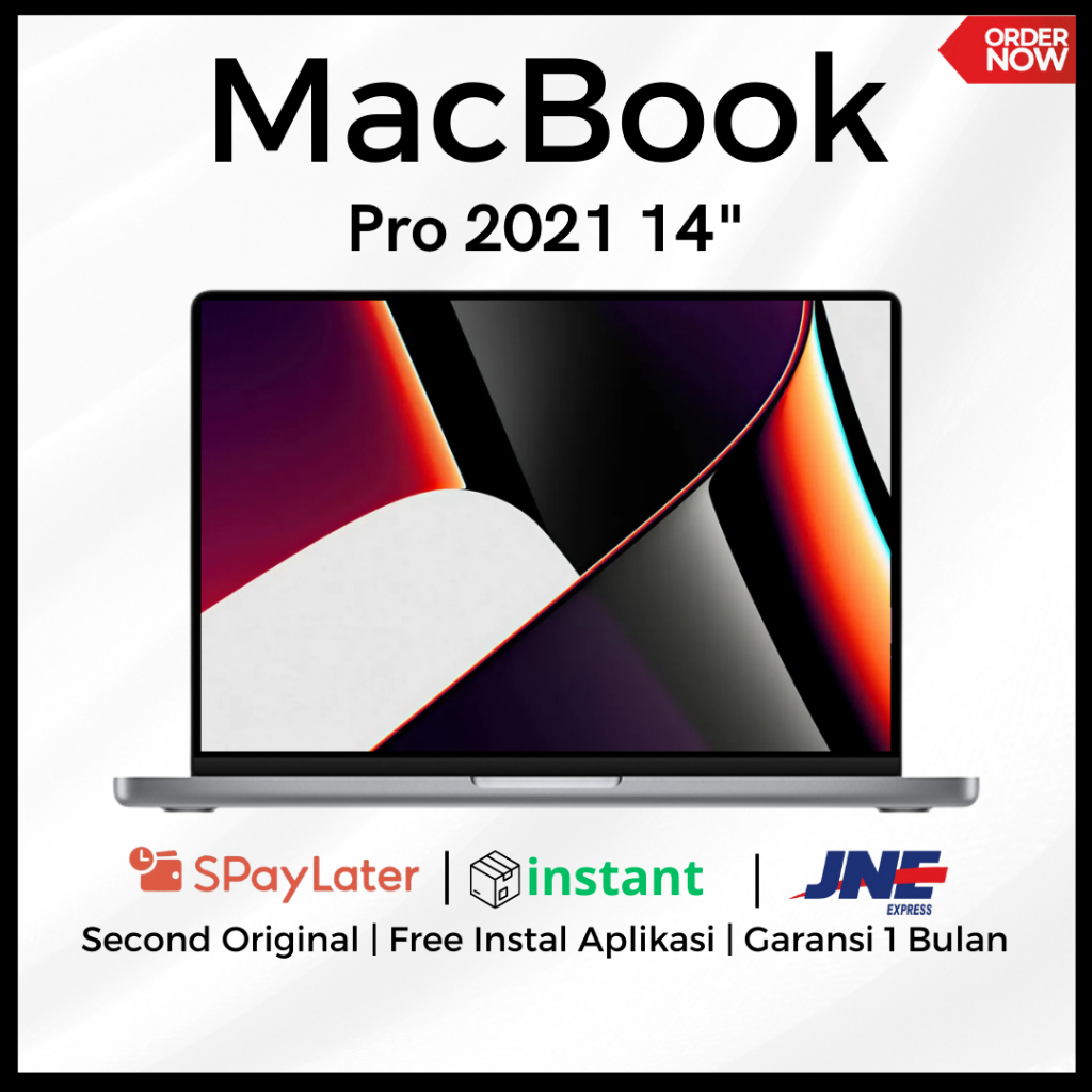 Macbook Pro 2021 14inci Second Original