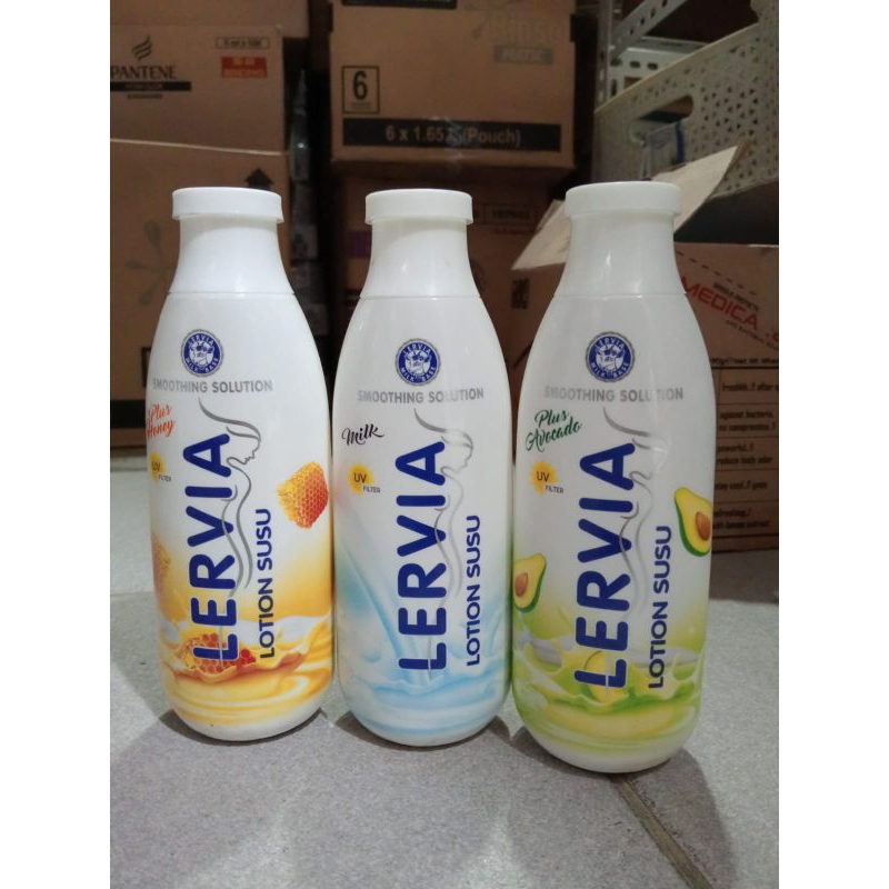Lervia lotion susu 200 ml/body lotion/Lervia