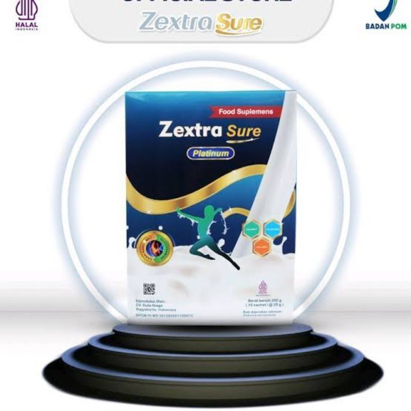 ZEXTRA SURE GOLD MILK - SUSU  VITAMIN MENGATASI NYERI SENDI DAN TULANG - ZEXTRA SURE GOLD ORIGINAL 1