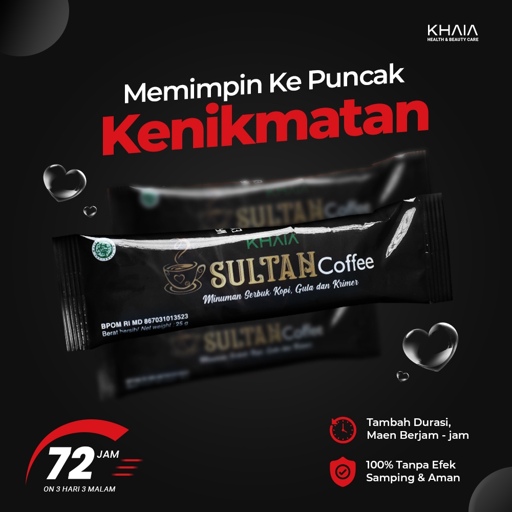 

NEW Kopi Ginseng Sultan KHAIA Untuk Stamina Pria Wanita Tahan Lama Original BPOM HALAL PRIVASI AMAN