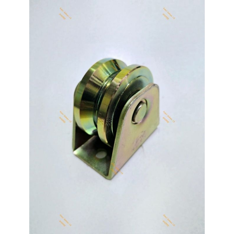 Roda Pagar Besi 75mm Double Bearing / Roda Pagar Besi 3" inch / Roda Pagar Besi Double Bearing