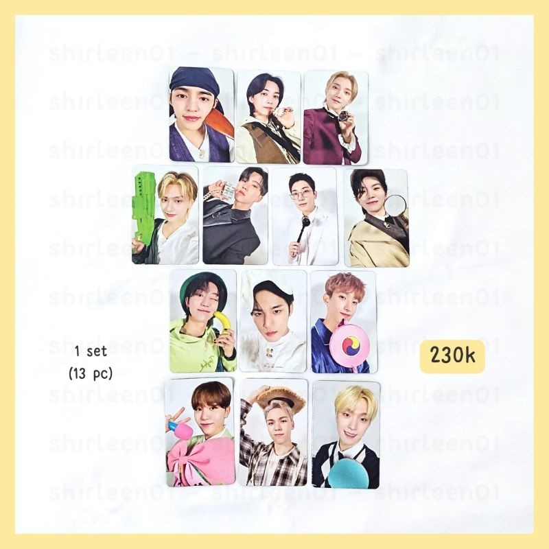 SEVENTEEN PHOTOCARD GOING MAGAZINE VOL 2 PC FULL SET ALL MEMBER SCOUPS JEONGHAN JOSHUA JUN HOSHI WON