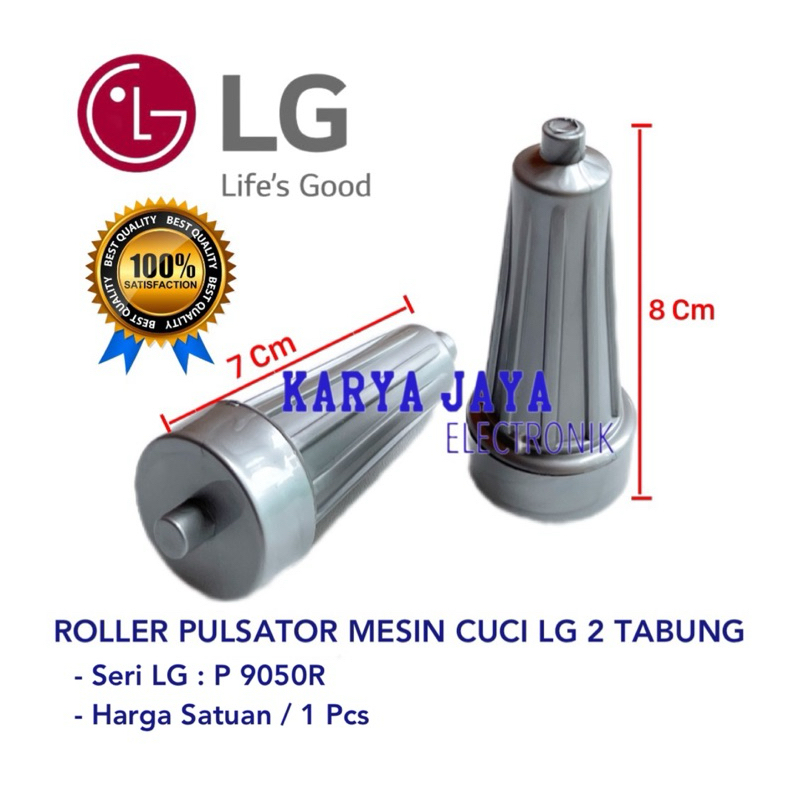 Roller Pulsator Mesin Cuci LG Seri P 9050R / Roda Mesin Cuci LG 2 Tabung