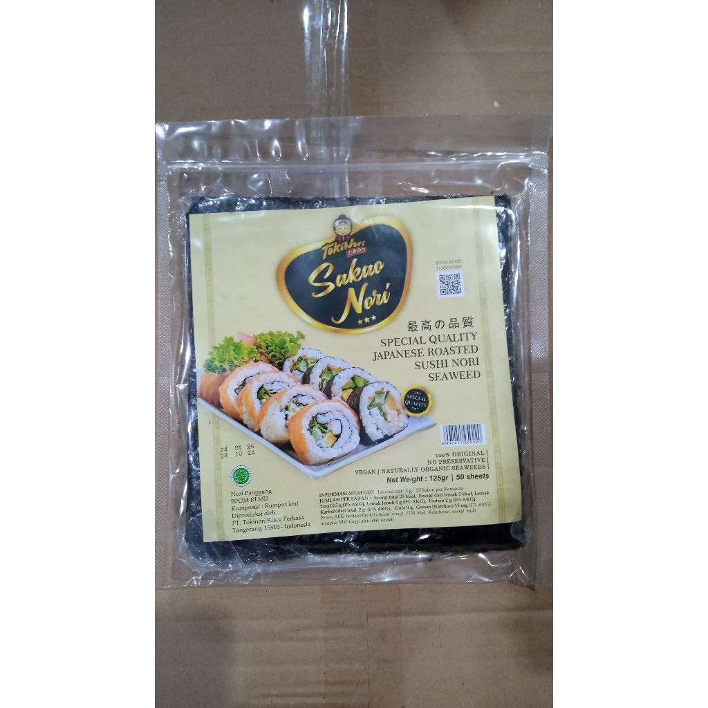 

SAKAO SUSHI NORI 50 LEMBAR GRADE A