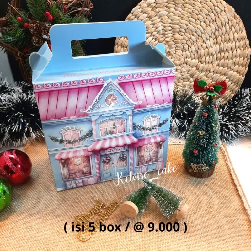 

( isi 5 box / @ 8.500 ) BOX/DUS CHRISTMAS/NATAL ISI 2 TOPLES JAR 1000 ML