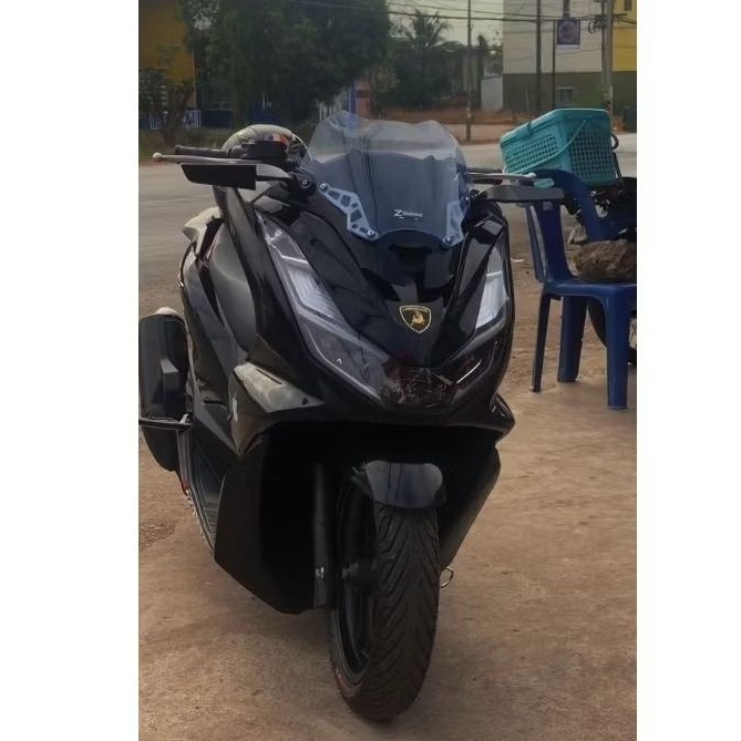 Visor PCX 160 Thailand Bracket Spion Winglet × Windshield PCX 160 THAILAND BRACKET SP WINGLET