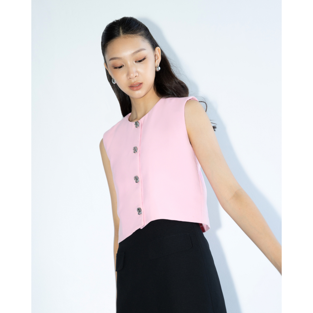 FLOMORS - FENELLA TOP PINK