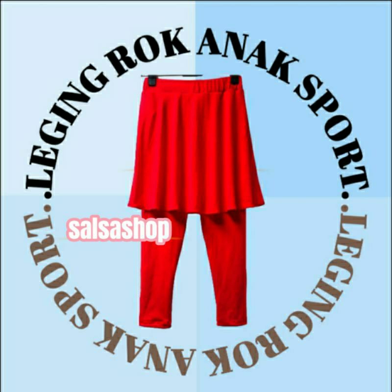 ROK LEGGING OLAHRAGA SPORT ANAK 4 - 12 TAHUN/LEGGING ROK ANAK