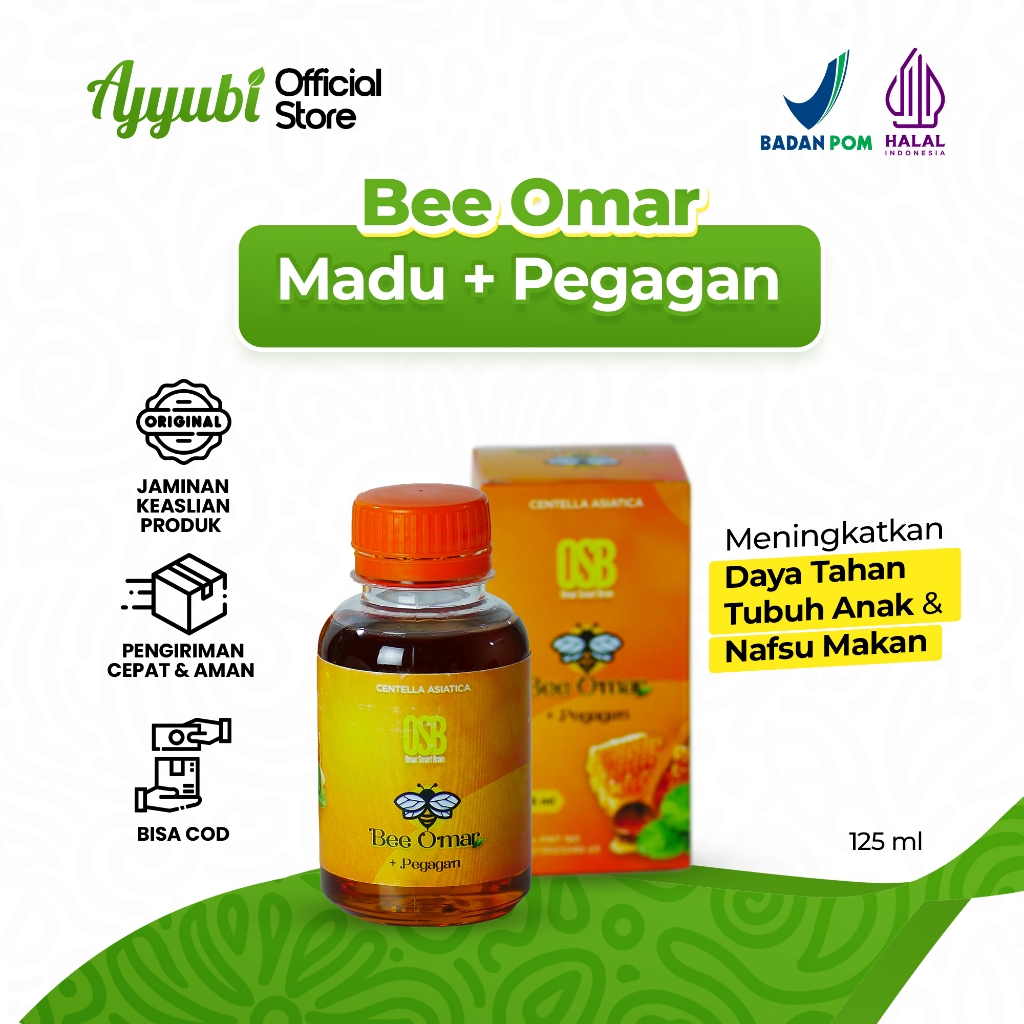 

BEE OMAR - Madu Pegagan Untuk Kesehatan dan Kecerdasan