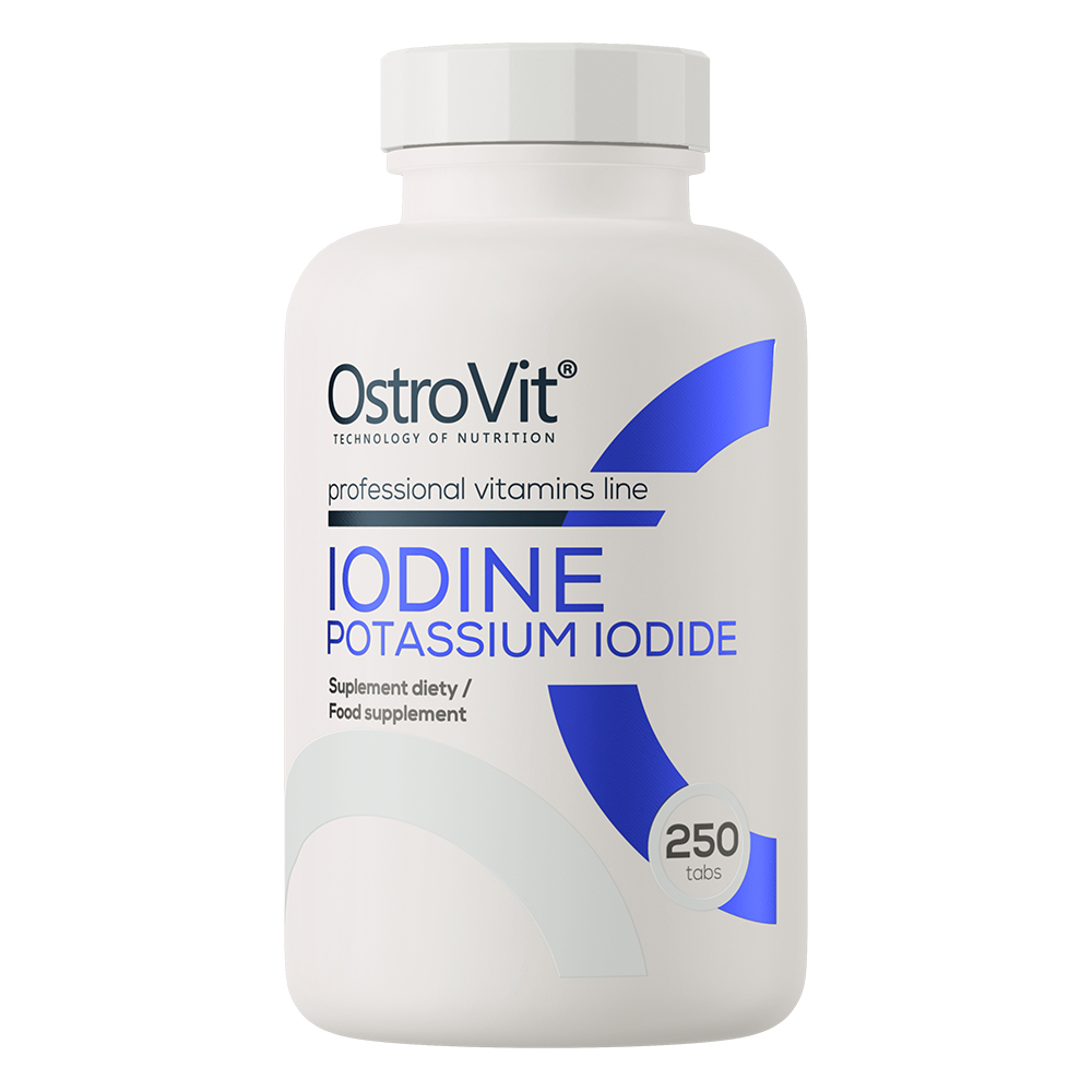 OstroVit IODINE Potassium iodide 250 tablet Yodium Kalium Iodida Suplemen Melindungi Kelenjar thyroi