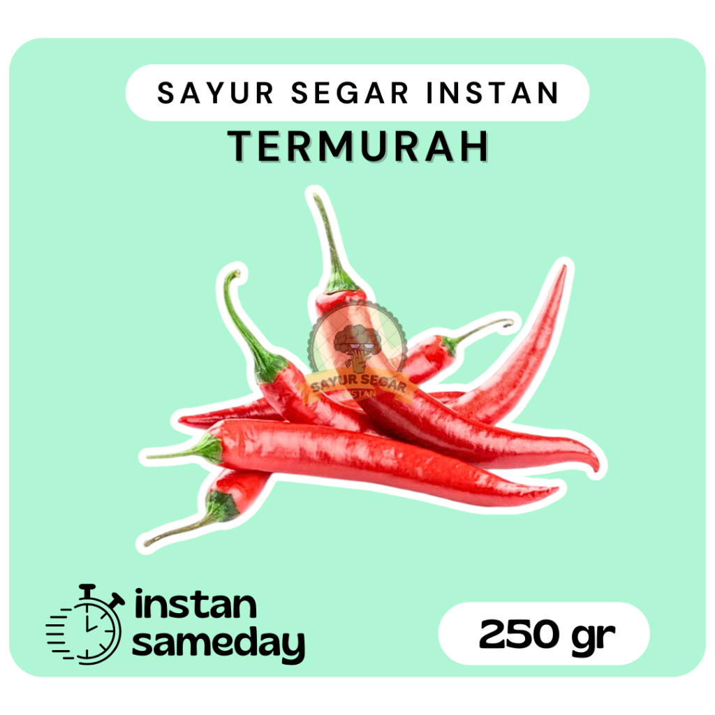 

Cabai Merah Besar 250gram - Sayur Segar Instan