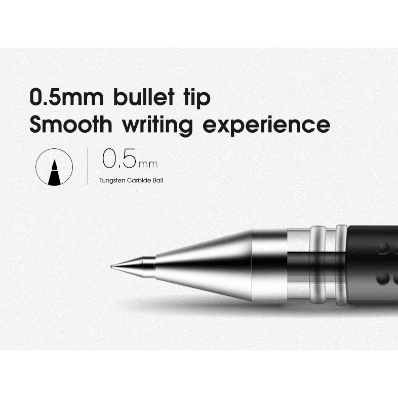 

Jual Produk Beifa Gel Pen GA807 Pulpen 0.5mm Bullet Tip, Cepat Kering & Anti Bleber, Hitam/Biru,